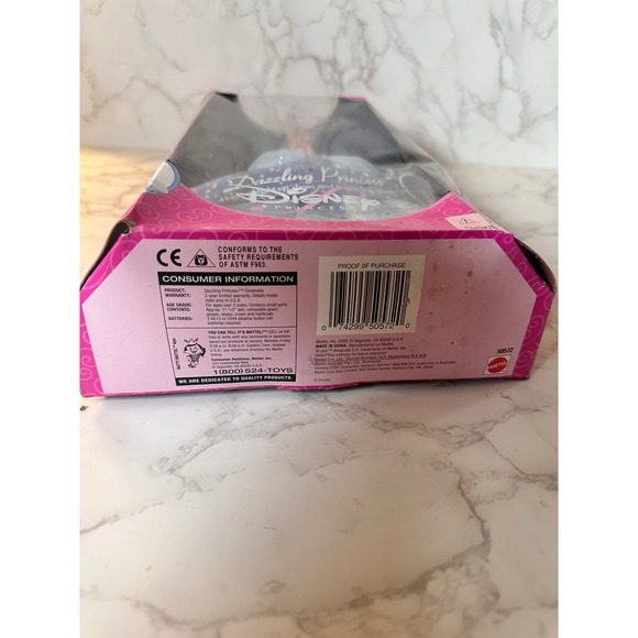 Disney Princess Dazzling Cinderella Doll Magical Light Up Shoes 50572 Mattel - Picture 11 of 11